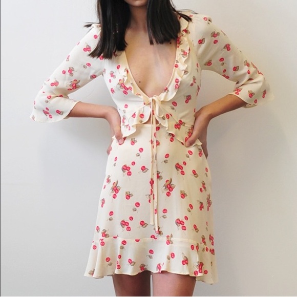 For Love And Lemons Dresses & Skirts - For Love and Lemons Cherry Sundress